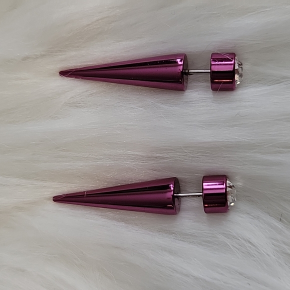 Pair of Pretty Pink Faux Tapers - Picture 2 of 3